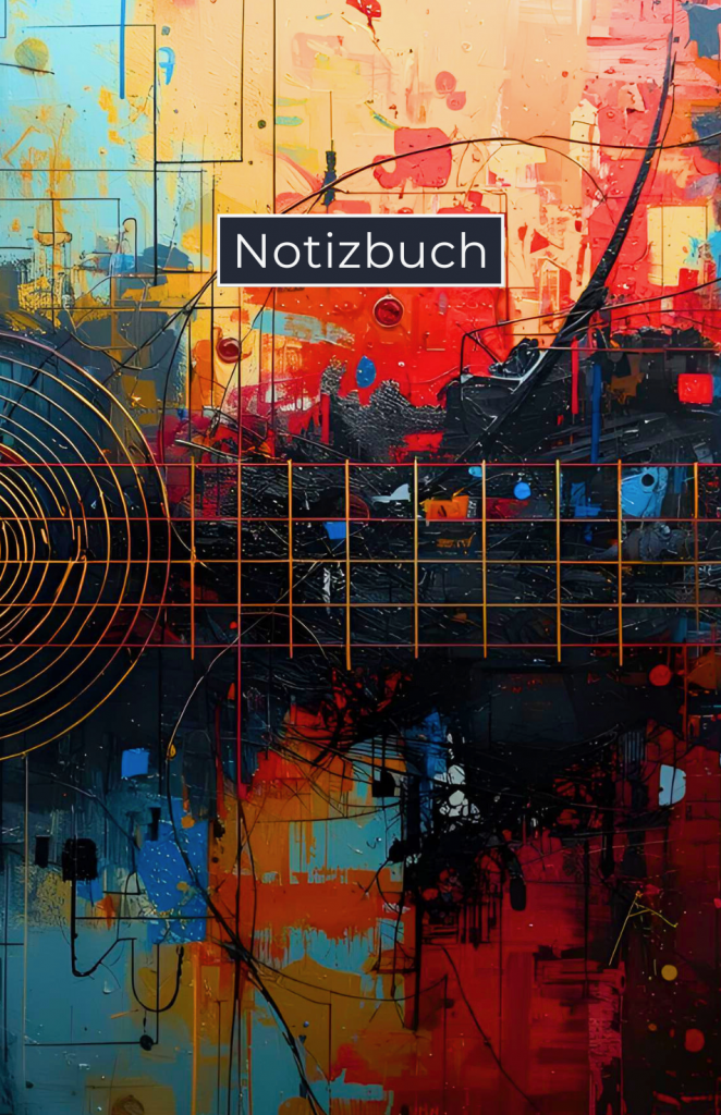 Notizbuch - Gitarre Abstrakt