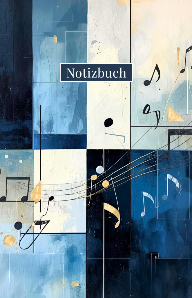 Notizbuch - Noten Abstrakt